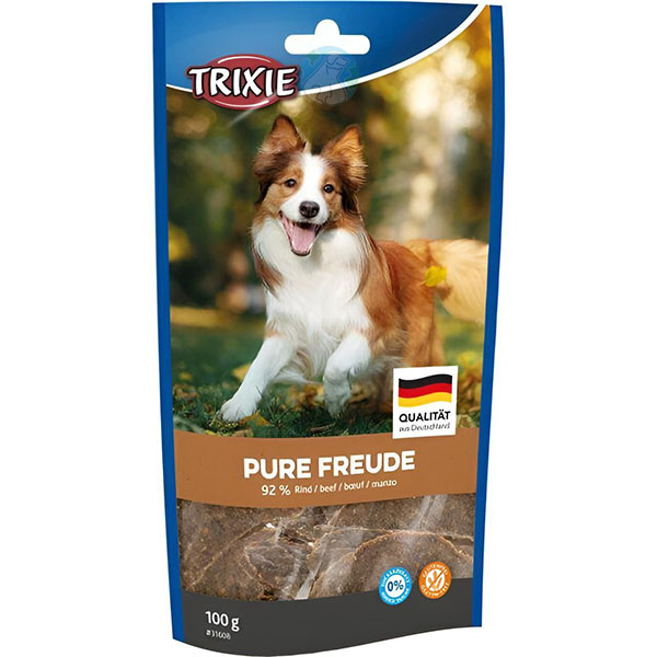 تشویقی ارگانیک گوشت 92% سگ 100گرمی Trixie